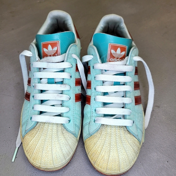 [EUC] ADIDAS SUPERSTAR RARE FIND PEBBLED LEATHER US W 6.5 - Picture 4 of 11